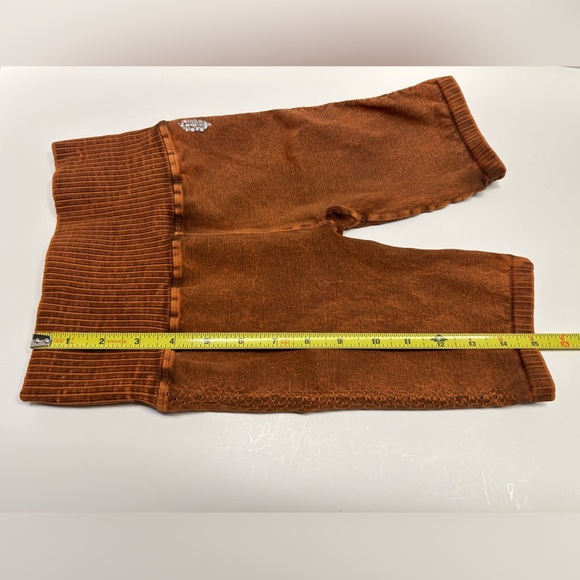 Free People Movement Bike Shorts NEW Women XS/S Good Karma High Rise Amber - Picture 15 of 16